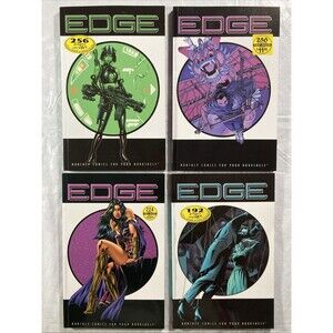 Edge Volumes 4, 5, 6, & 7 (2002 Cross Gen Comic Book) Graphic Novel Set Lot